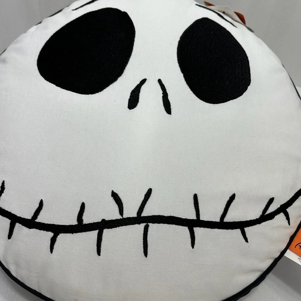 NWT Disney Nightmare Before Christmas Jack Skellington Head Pillow Halloween